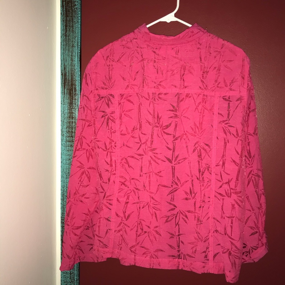 Ruby Rd Woman sheer top - Picture 2 of 5